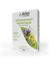 TPBVSK ARKOPHARMA ARKOFLUIDES DETOXIFIANT HEPATIQUE - Nước uống giải độc gan, hỗ trợ tiêu hoá (Hộp 20 ống)